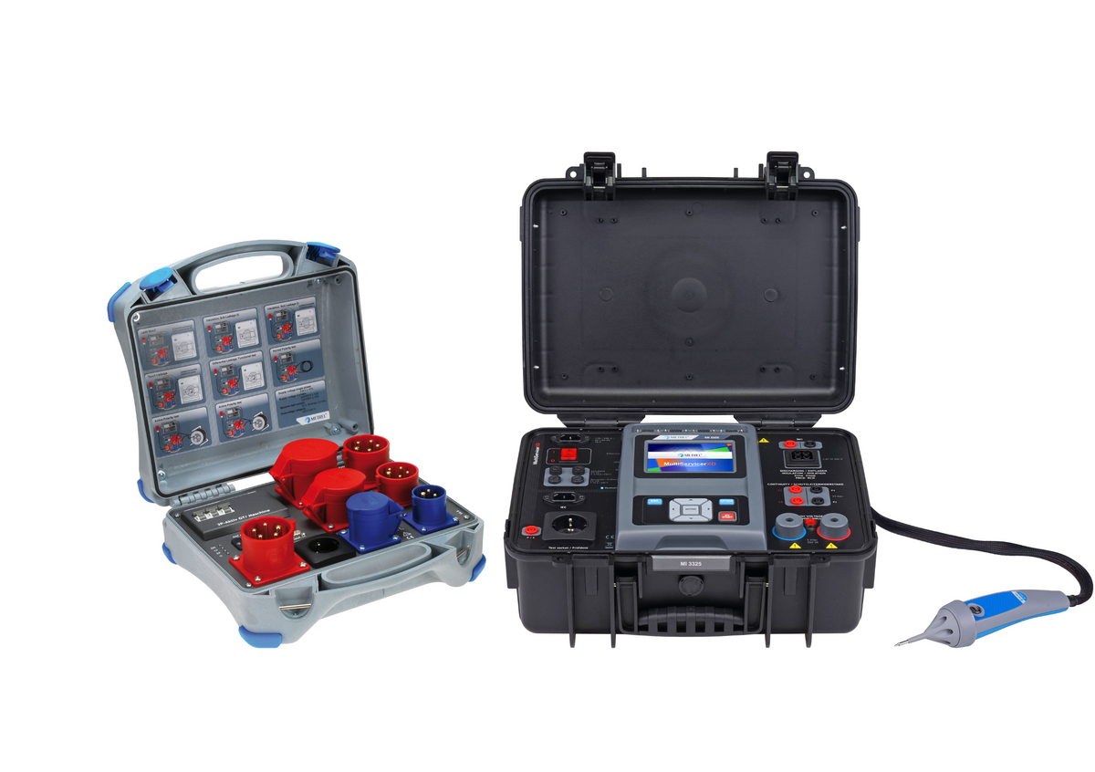 Metrel MI 3325 und 3-Phasen-Koffer A 1322 - CH-Version / Set | metrel.ch